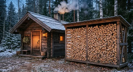 Укладка дров в Климовске, улица Южная, 23